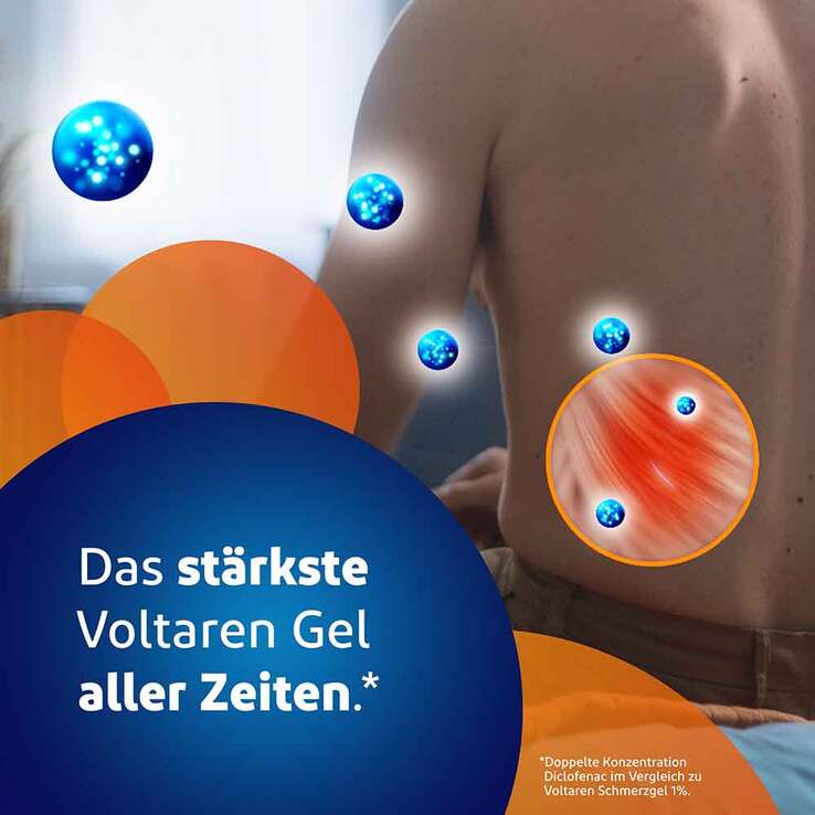 Voltaren Schmerzgel forte 23,2 mg/g Gel mit Diclofenac, 2x180 g