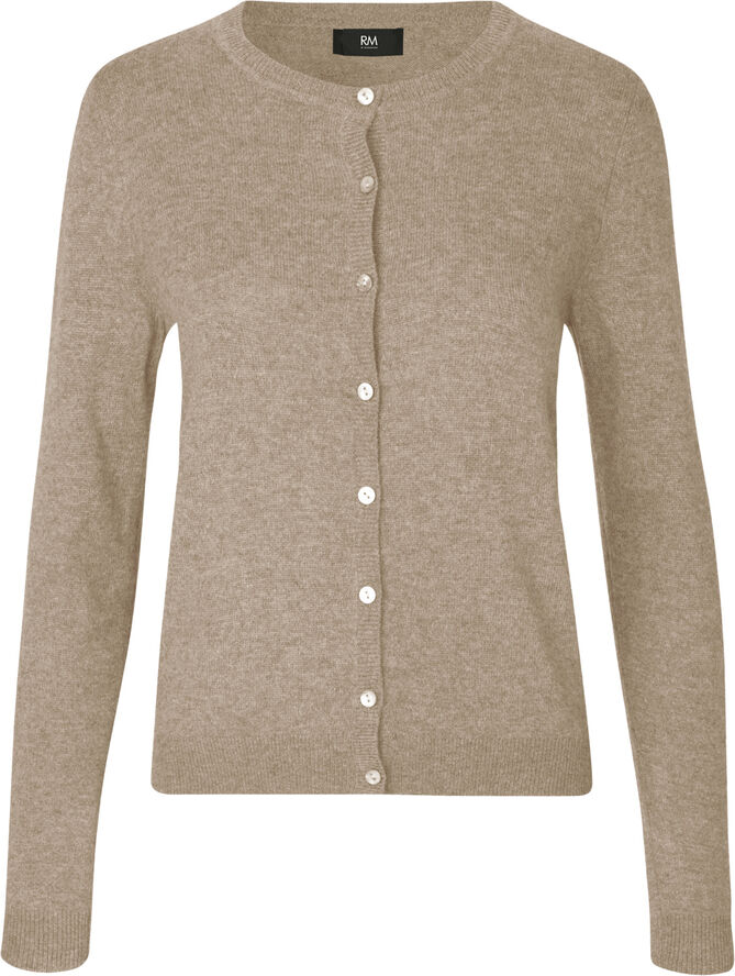 RM by Rosemunde RMWSofia wool LS cardigan Light sand melange