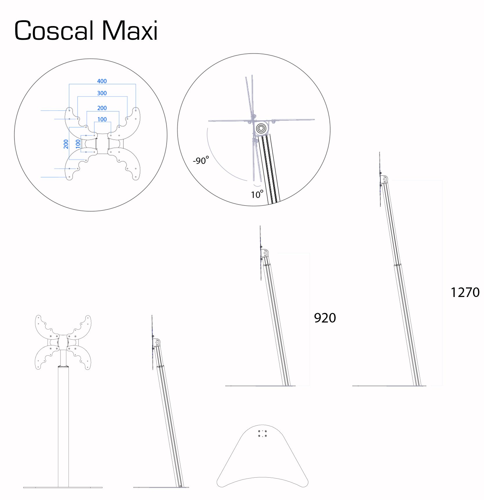 TV-Standfuß COSCAL MAXI