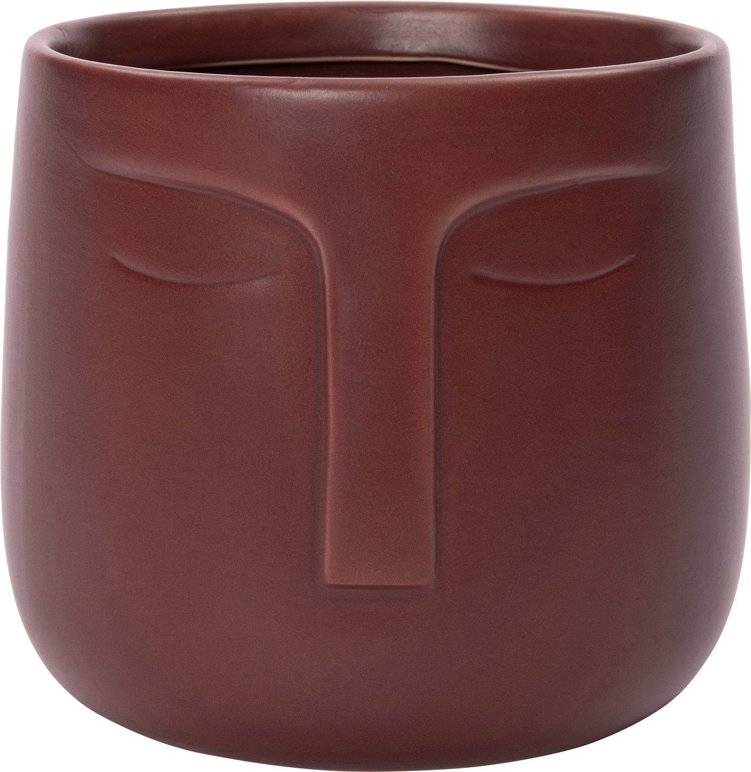 Intratuin bloempot Aukje rood D 7 H 6,8 cm