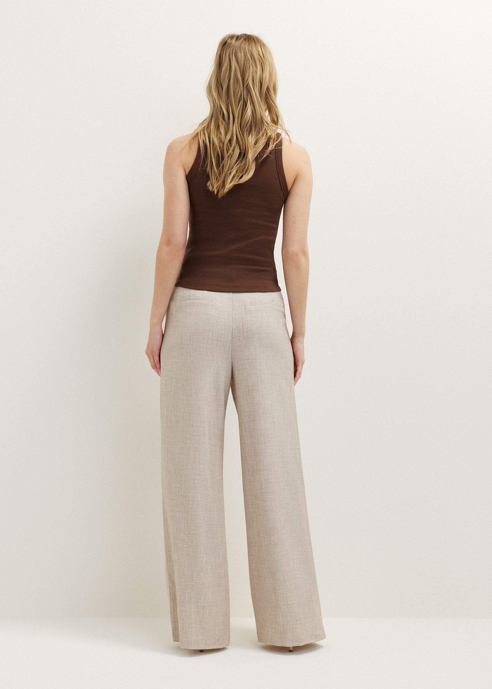 Singlet met rib