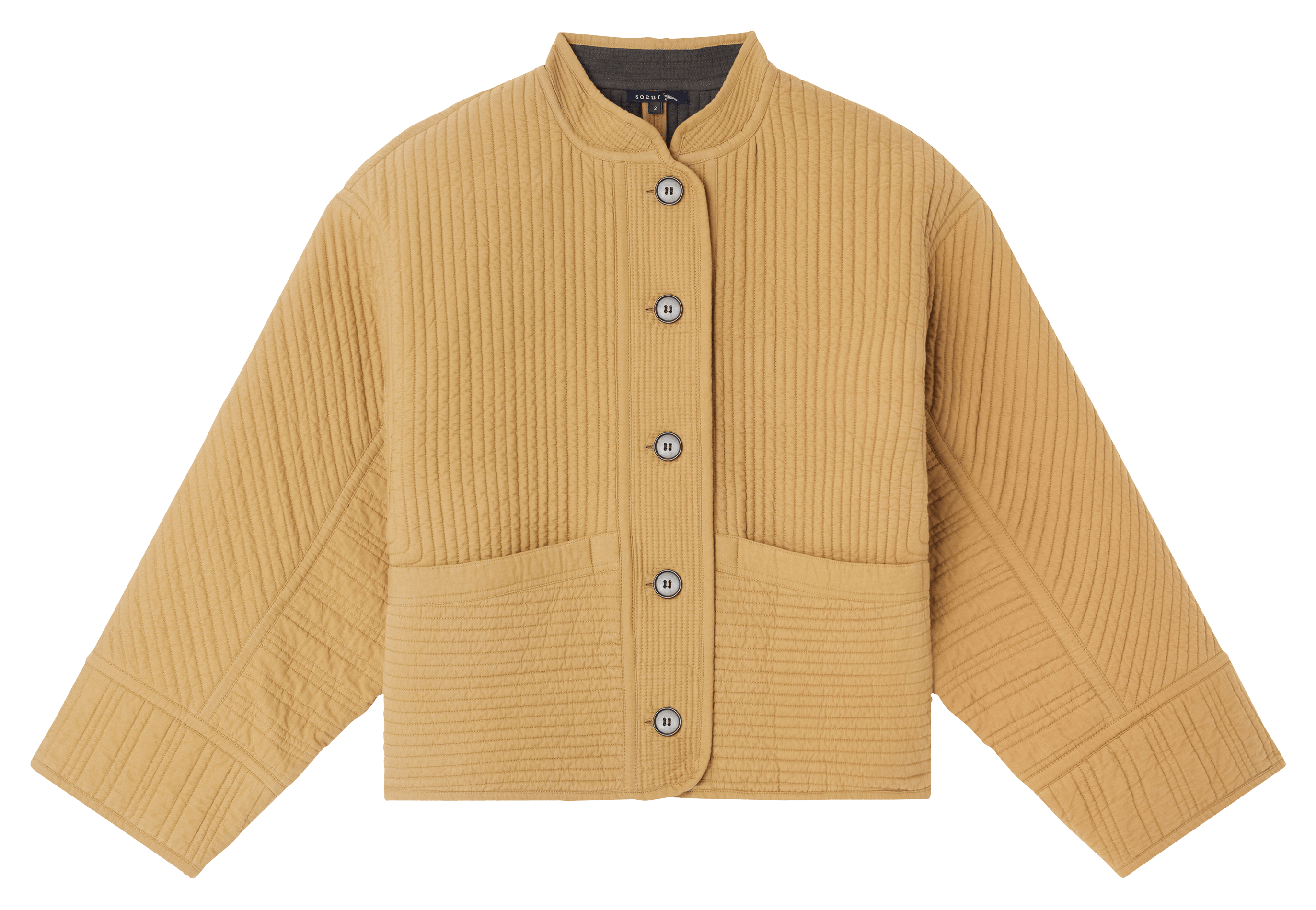 PATCHOULI - Veste courte matelassée en coton | Beige