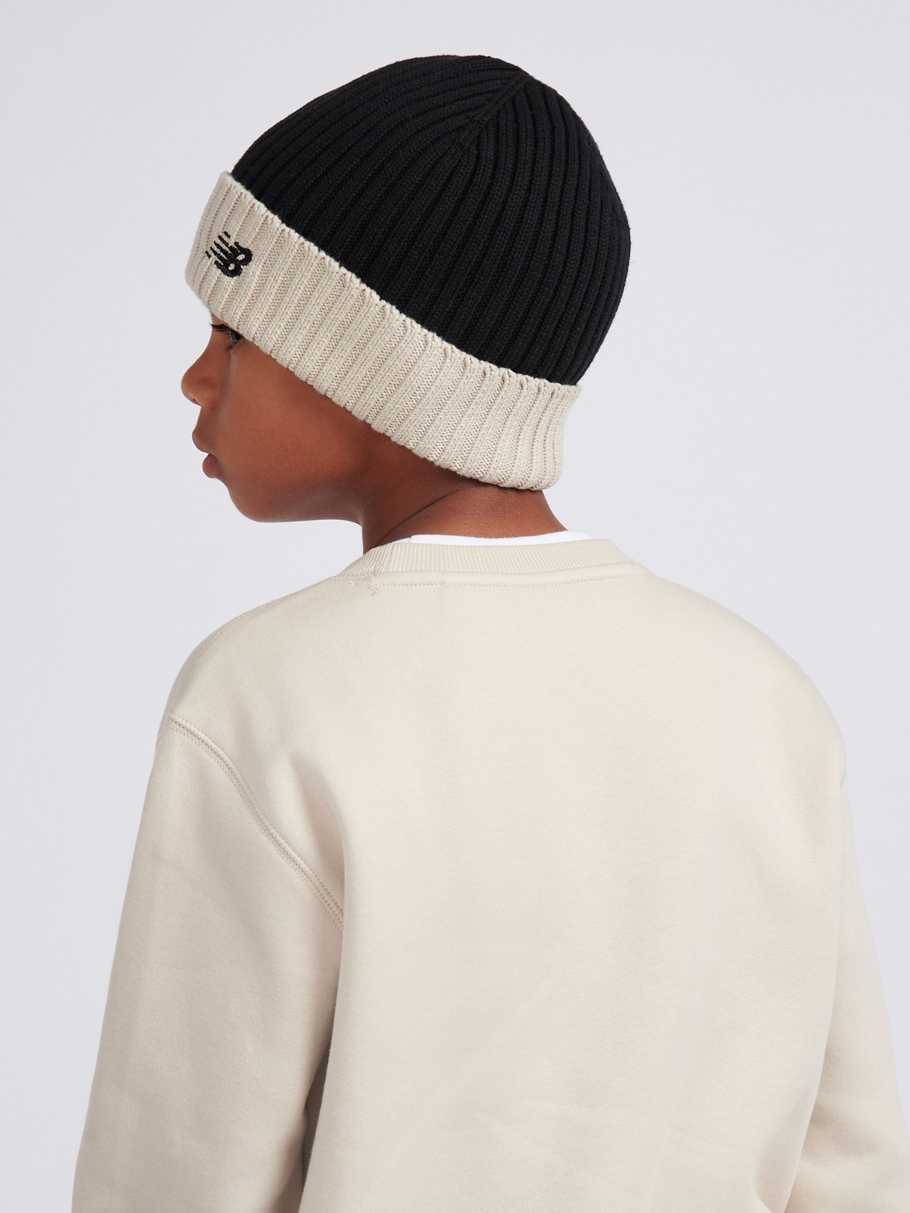 Zwart - New Balance Contrast Beanie