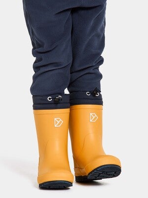 Didriksons Slush Fôrede Gummistøvler, Oat Yellow