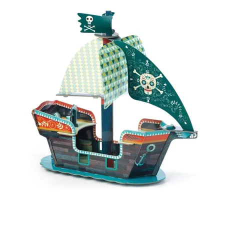 Djeco Pop to play: Piratenschiff 3D