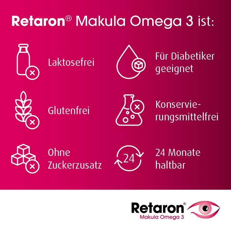 Retaron Makula Omega-3 Kapseln, 90 St