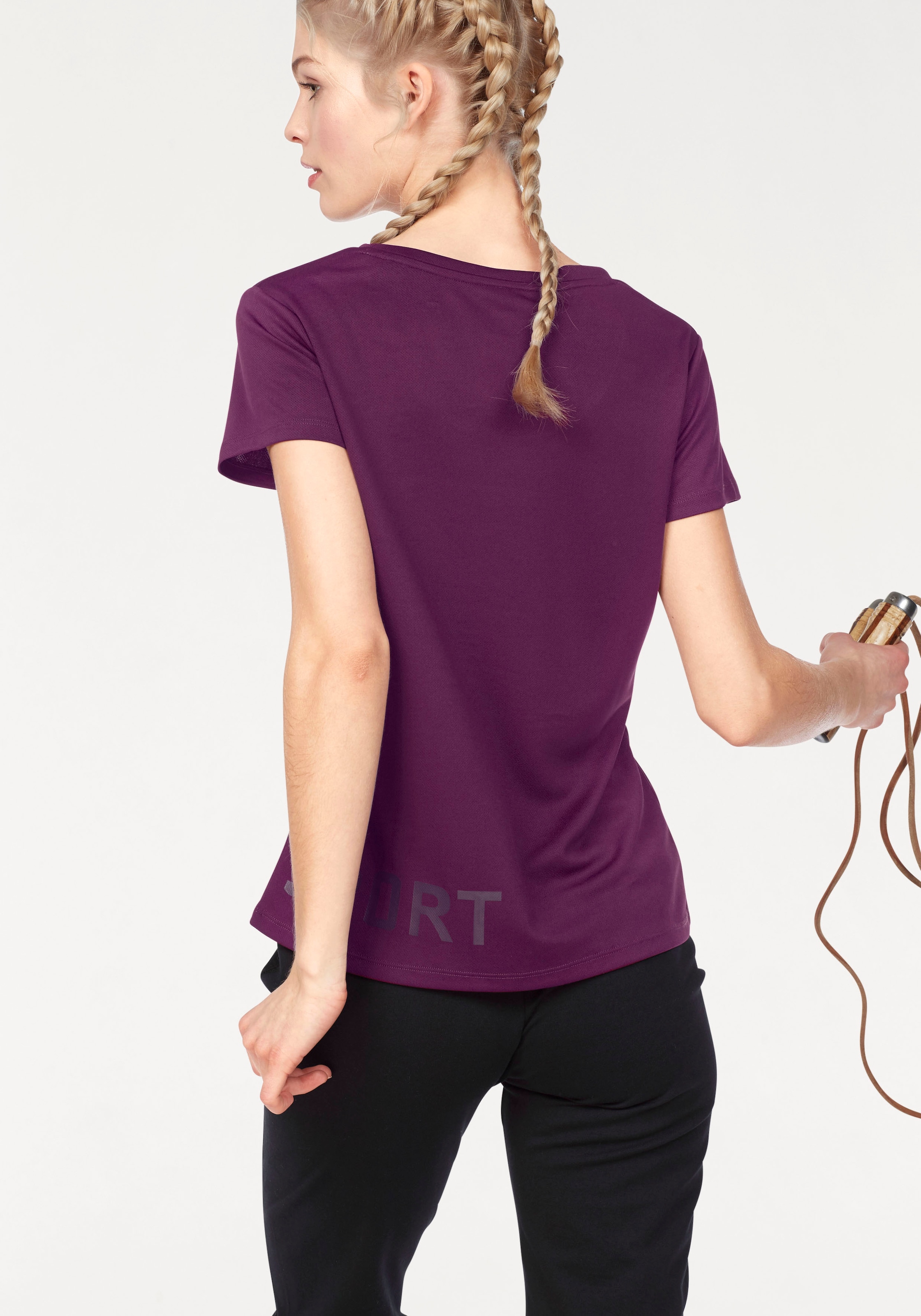 H.I.S Funktionsshirt, 2er-Packer Spar-Set, figurbetonter Schnitt,  sportlicher Look,  mit trendigem Logodruck