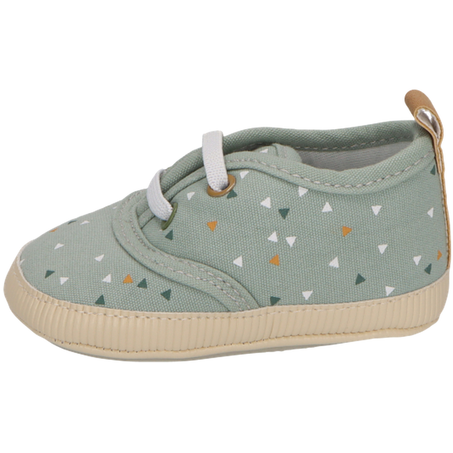 Sterntaler Babyschuh Muster steingrün