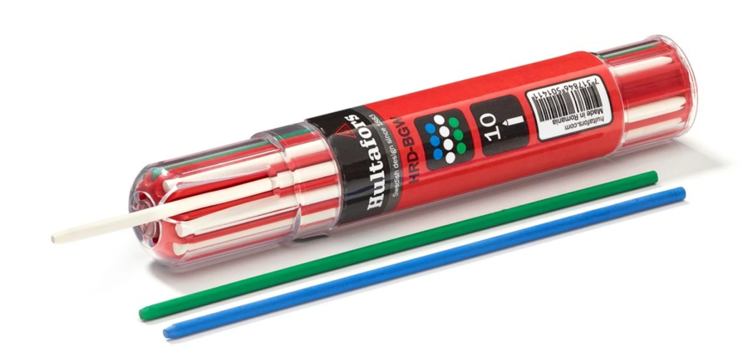Hultafors HRD-BGW Vulpotlood navulling (10st) - Blauw, Groen en Wit