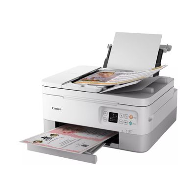 Canon PIXMA TS7451i - Imprimante multifonction jet d'encre couleur - A4 - USB, Wi-Fi(n) - blanc