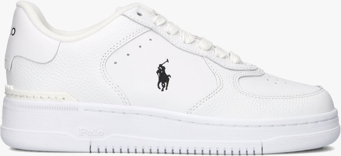 witte polo ralph lauren lage sneakers masters crt d