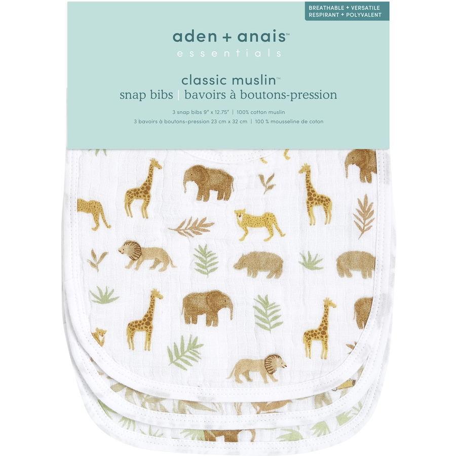 aden+anais™ Musselinlätzchen Tanzania 3er-Pack