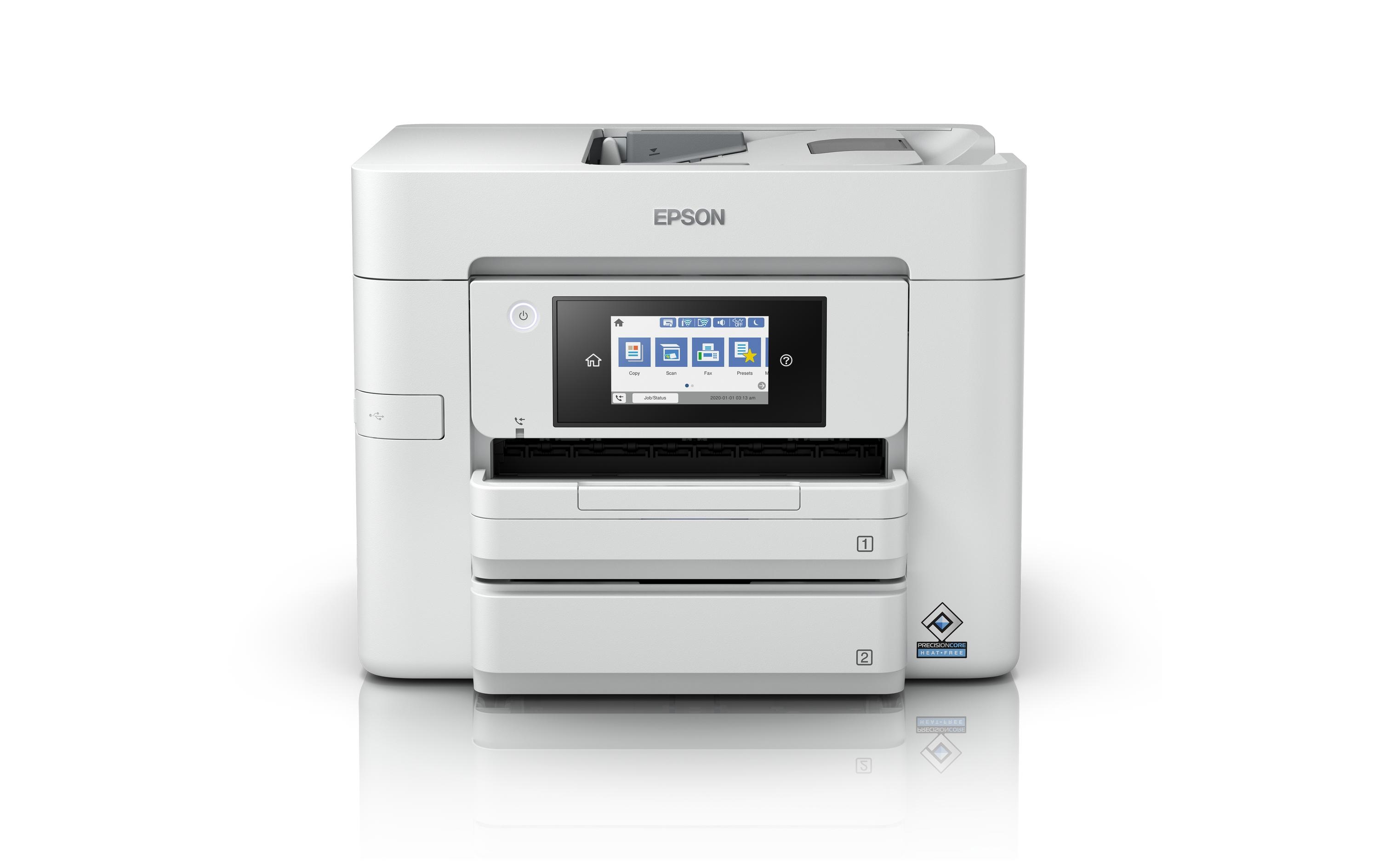 Multifunktionsdrucker WorkForce Pro WF-C4810DT<br>WLAN und Duplex-fähiger 4-in-1-Tintenstrahl-Multifunktionsdrucker