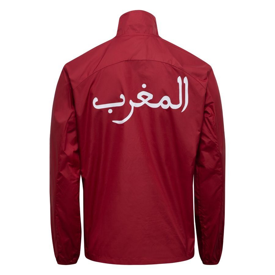 Maroc Veste Avant-Match Woven Anthem Africa Cup of Nations 2025 - Rouge/Vert