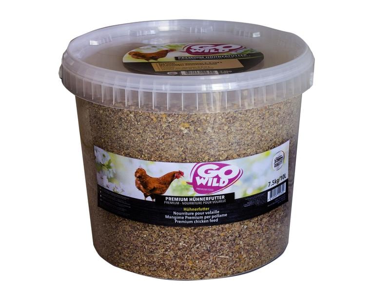 GoWild Premium Hühnerfutter, 7.5 kg Alleinfuttermittel für Hühner