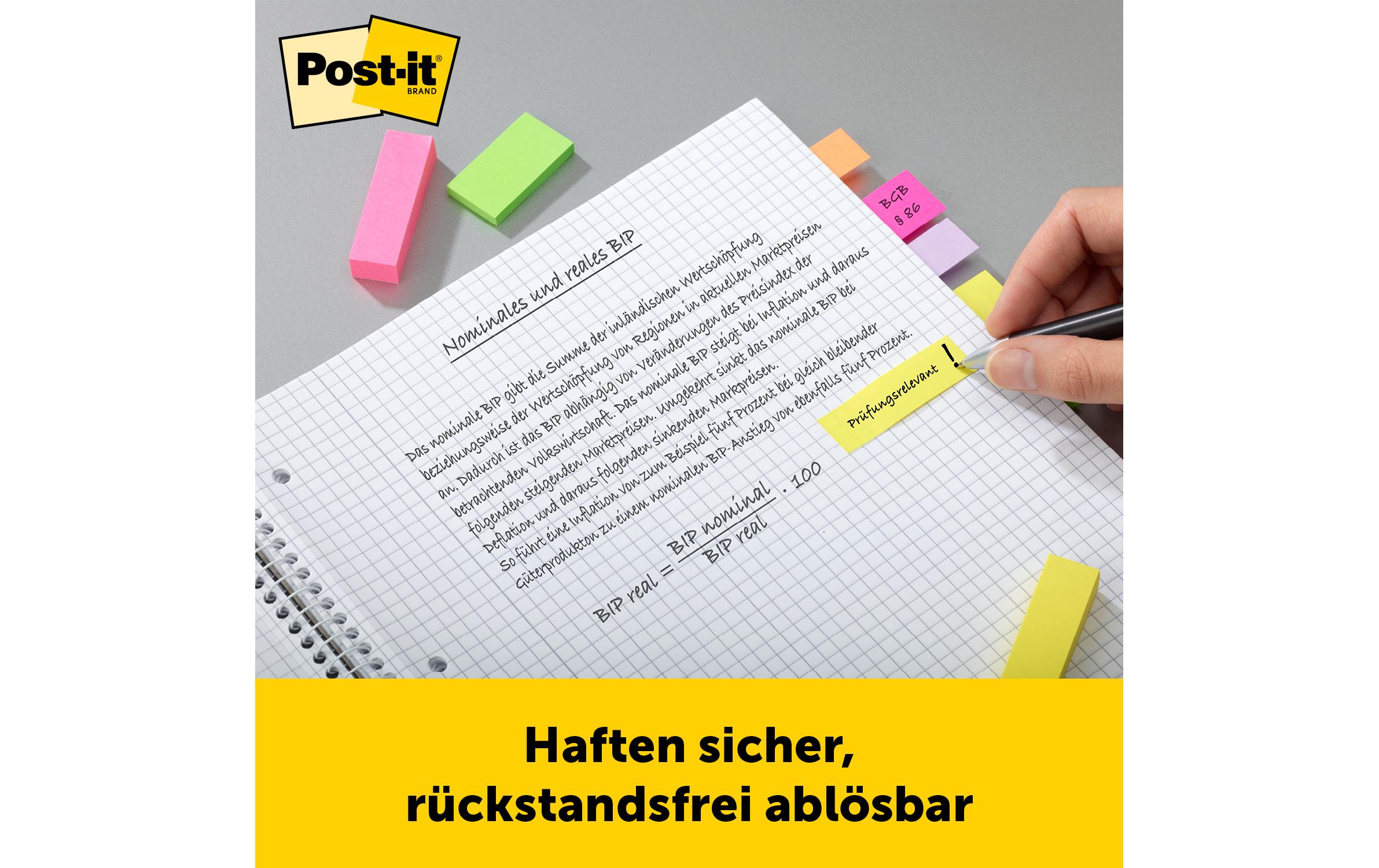 Page Marker Post-it Index 9 StückPost-it Index Marker aus Papier
