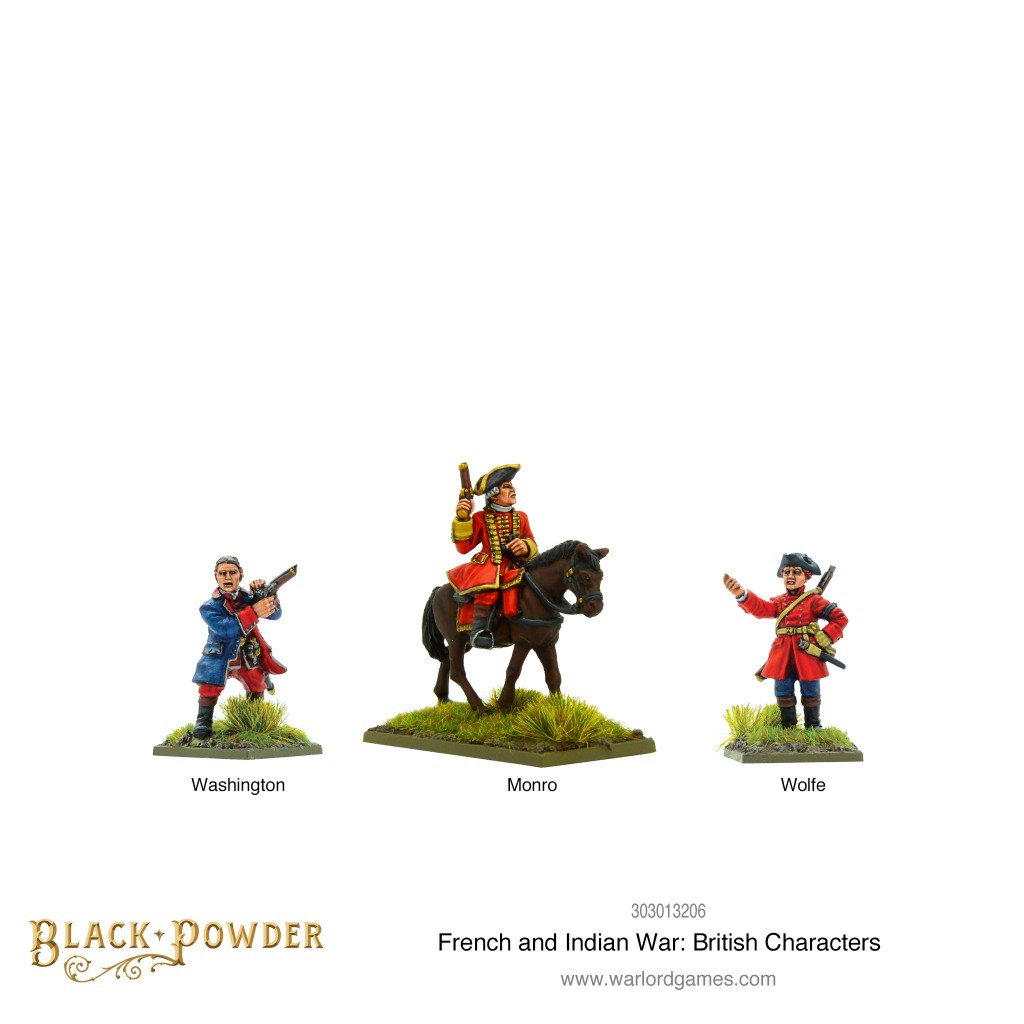 French Indian War - British Characters