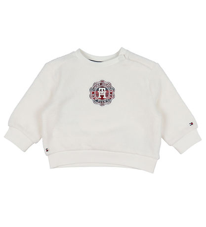 Tommy Hilfiger Fleece-Set - Baby-Check-Stempel - alt White