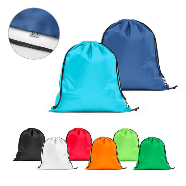 hi!dea 92931 - Sac-à-dos ficelle en polyester recyclé (100% rPET) 190T