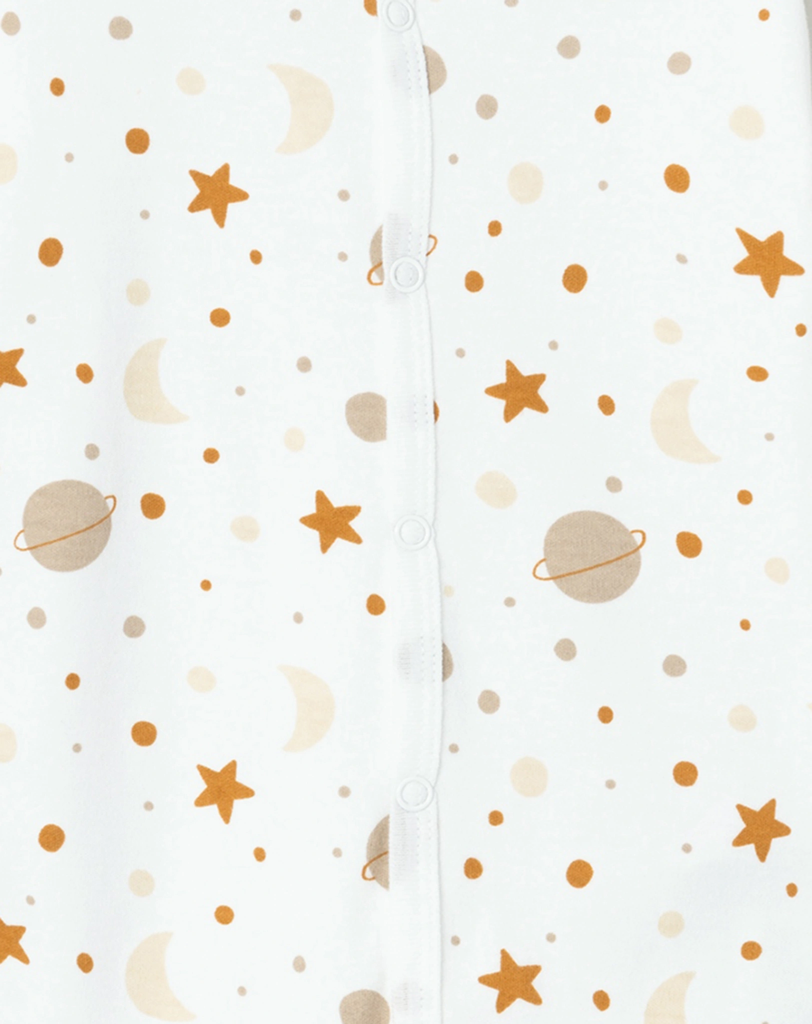 Schlafstrampler NBNNIGHTSUIT PLANETS in bright white