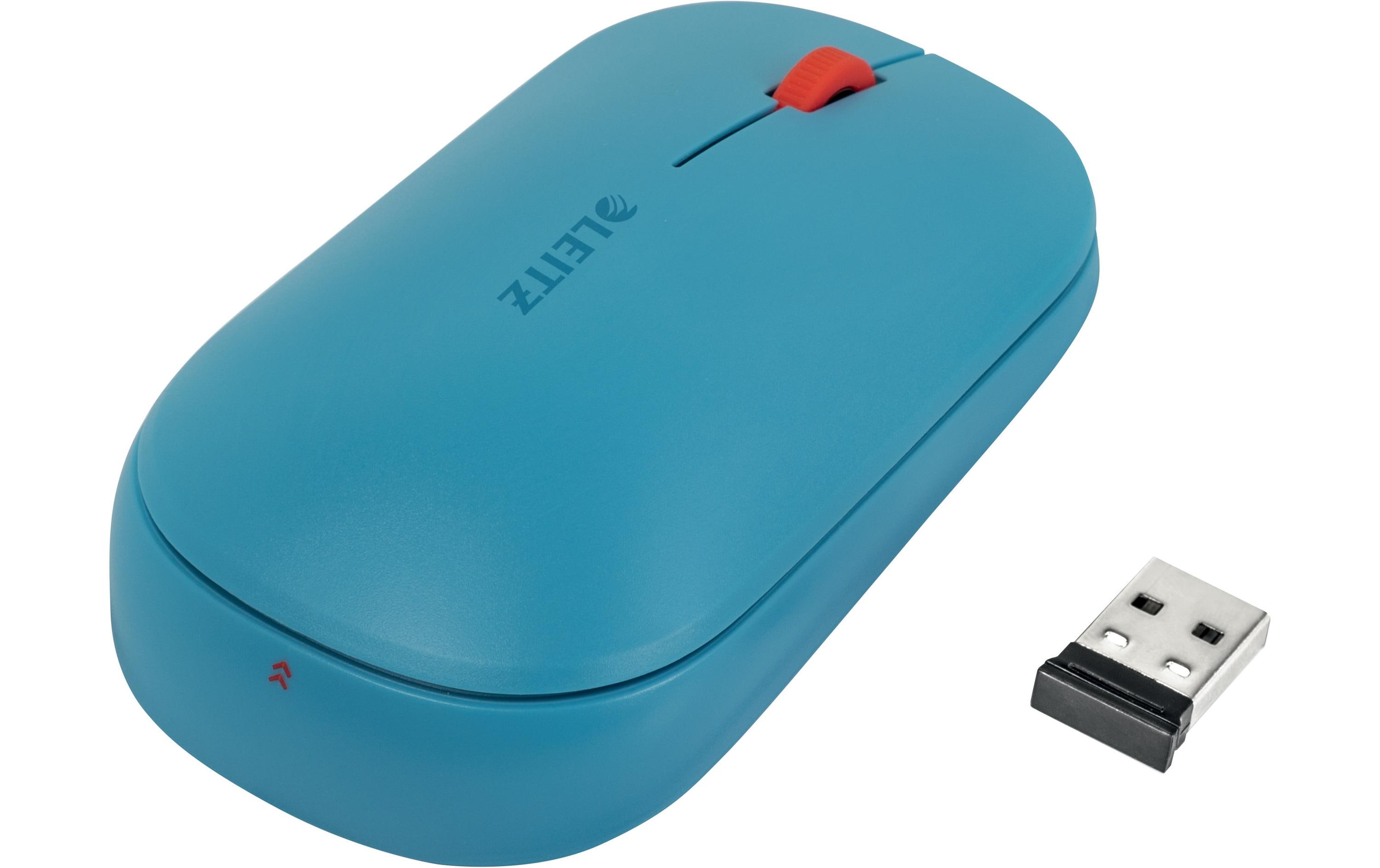 Maus Cosy Kabellose Sanftes BlauDual Kabellose Computermaus