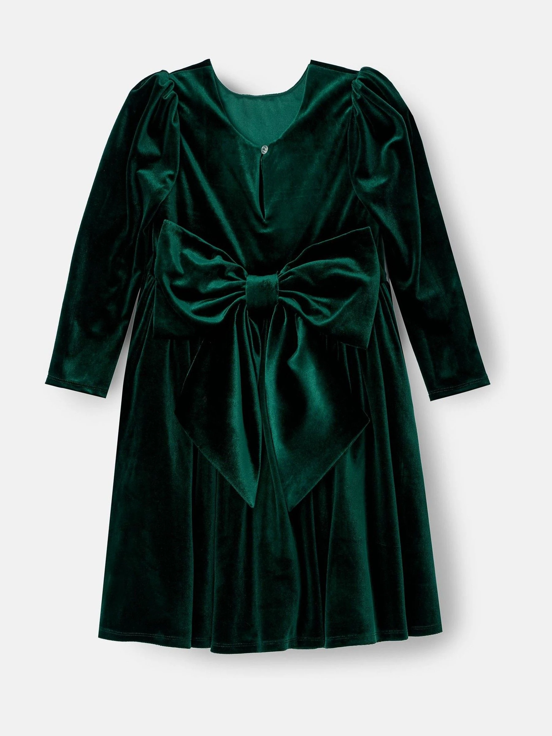 Angel & Rocket Grace Velvet Bow Back Dress