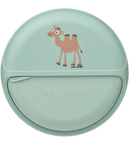 Carl Oscar Snackbox - MiniDisc - 12 cm - Grün m. Kamel