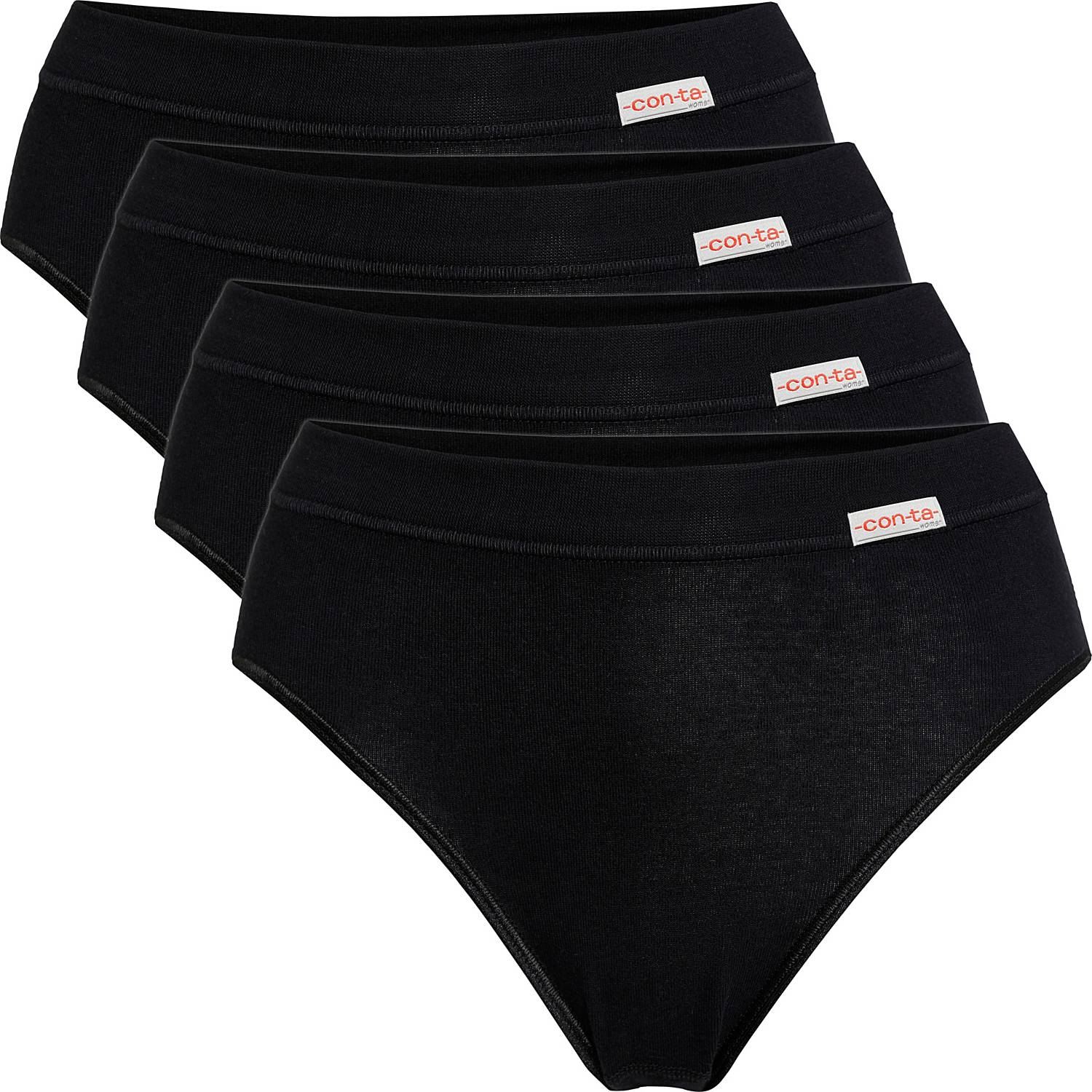 Conta Feinripp Damen-Slip im 4er-Pack
