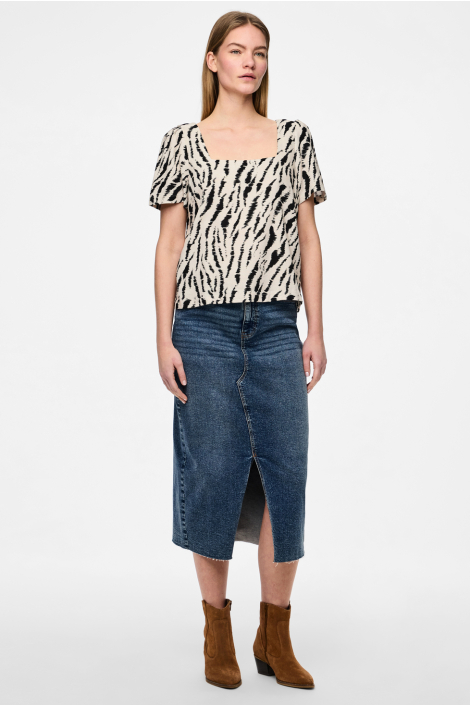Pieces beige dames t-shirt