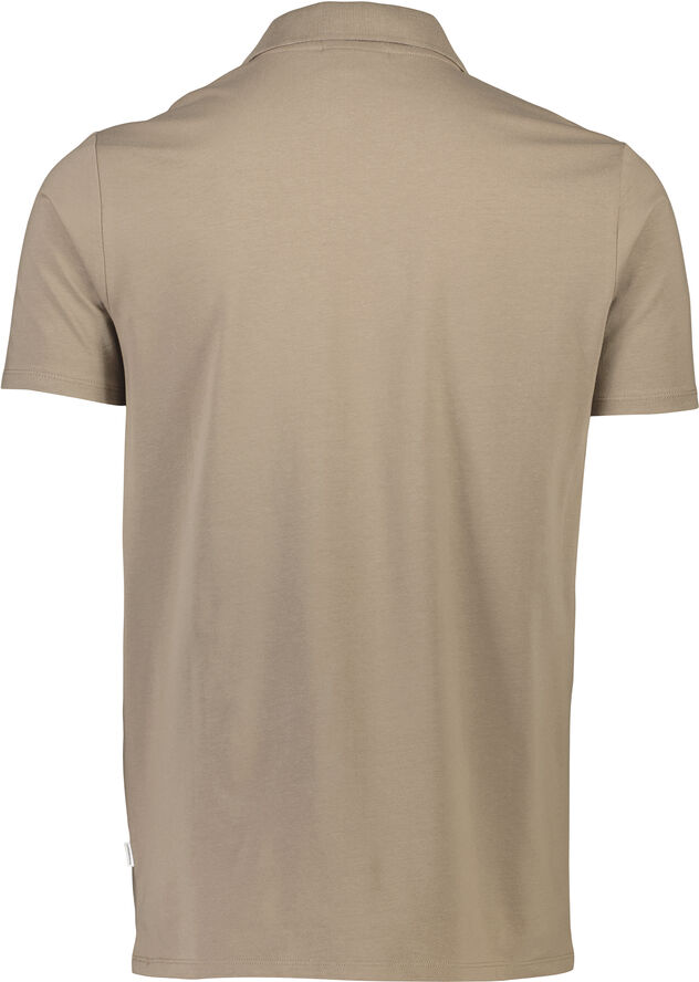 Lindbergh Stretch polo shirt S/S Sand