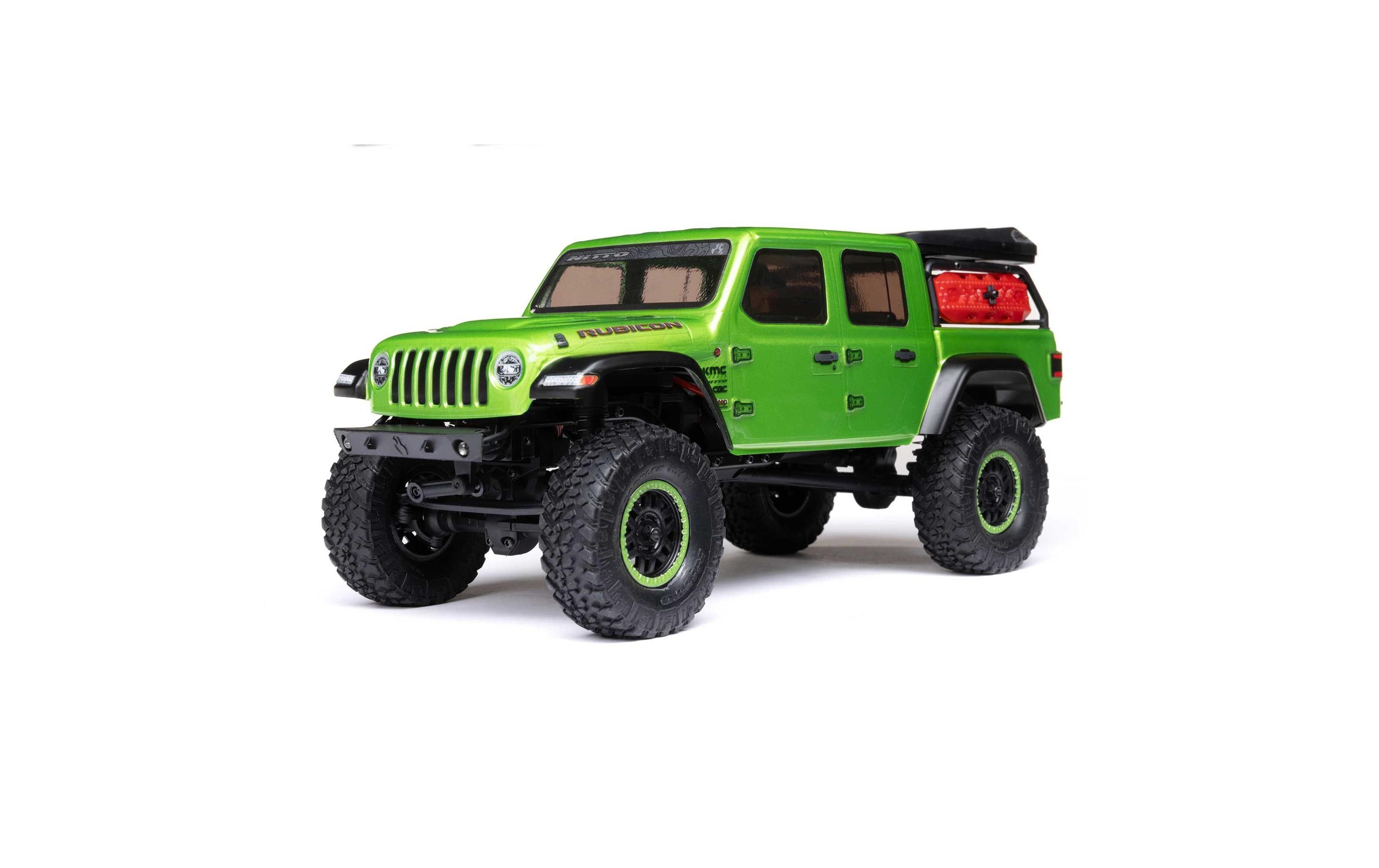 Scale Crawler SCX24 Jeep JT Gladiator Grün, RTR, 1:24<br>4WD Mini Crawler im Massstab 1:24