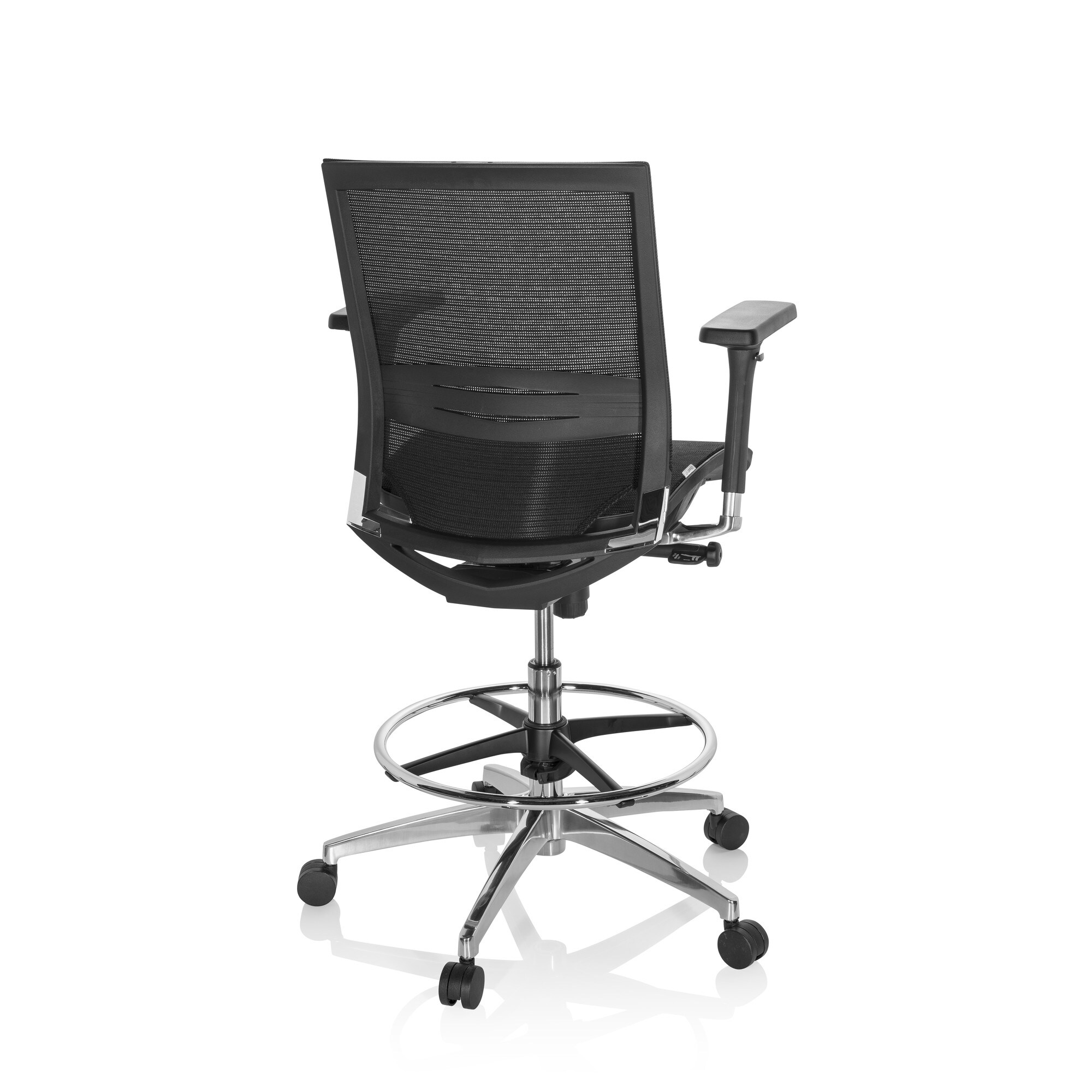 Counterstuhl TOP WORK 78 Netzstoff mit Armlehnen (höhenverstellbar) hjh OFFICE