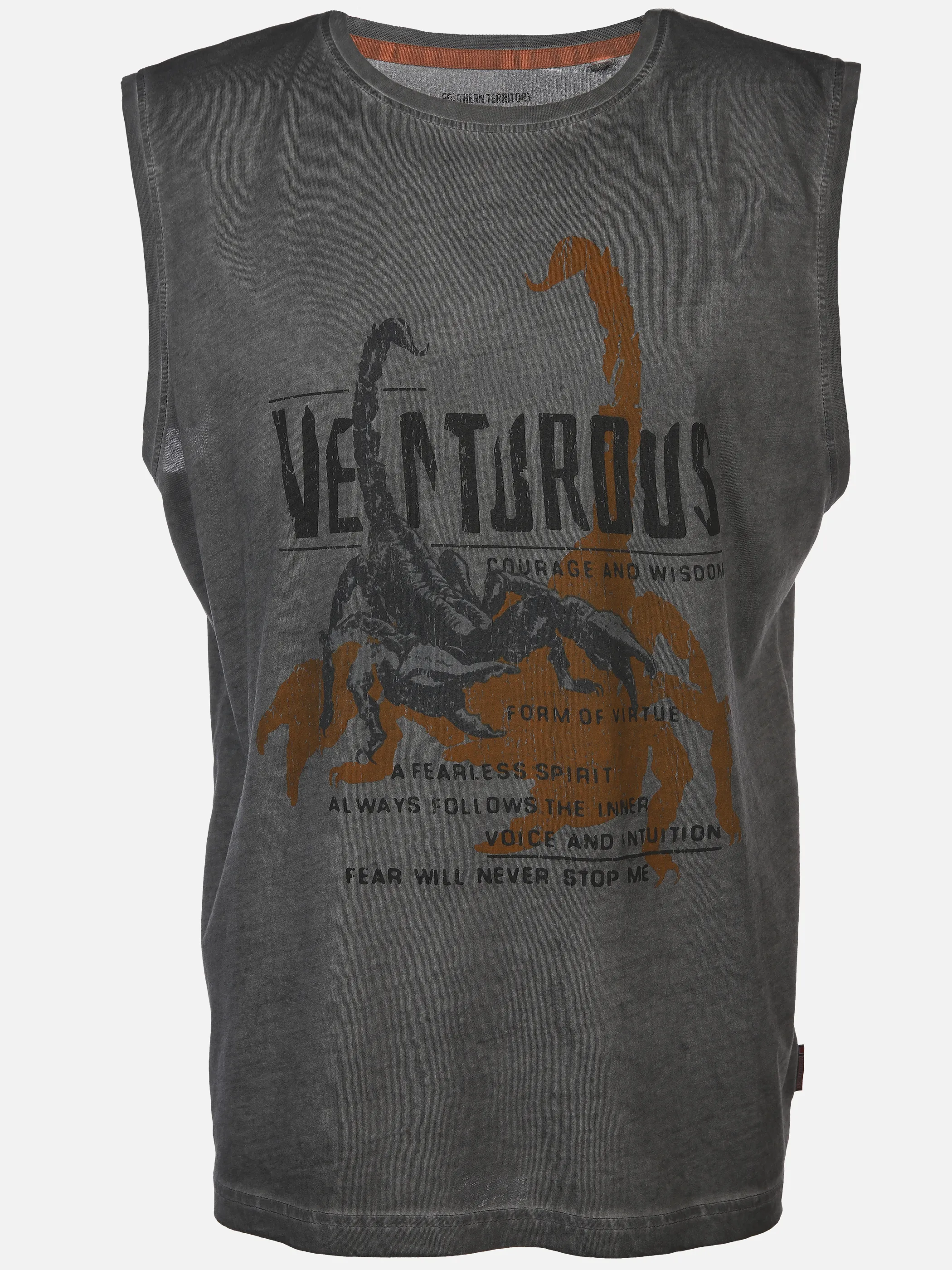 Herren Muscleshirt in oilwashed Qualität