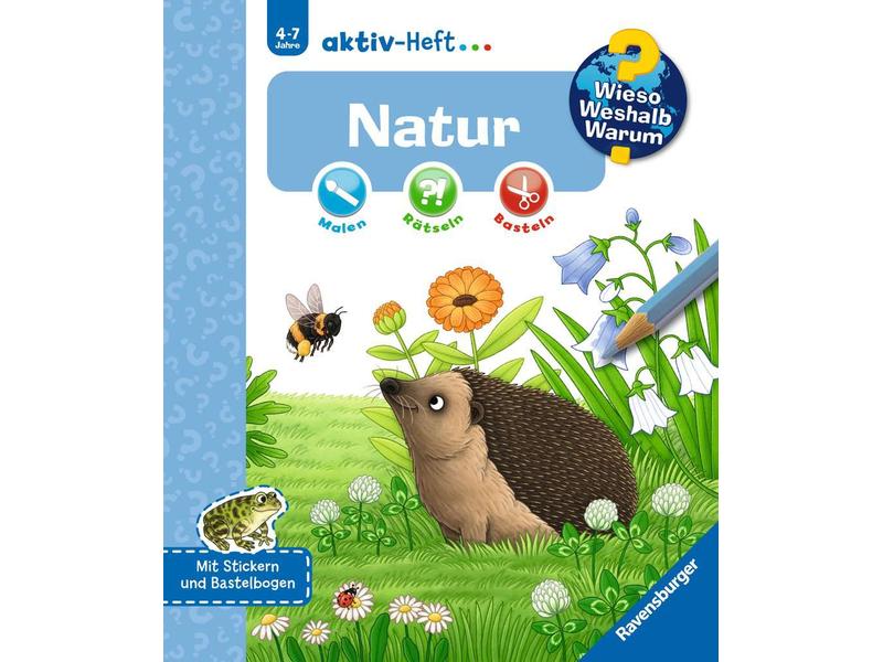 Ravensburger Kinder-Sachbuch WWW aktiv-Heft: Natur Aktiv die Natur entdecken