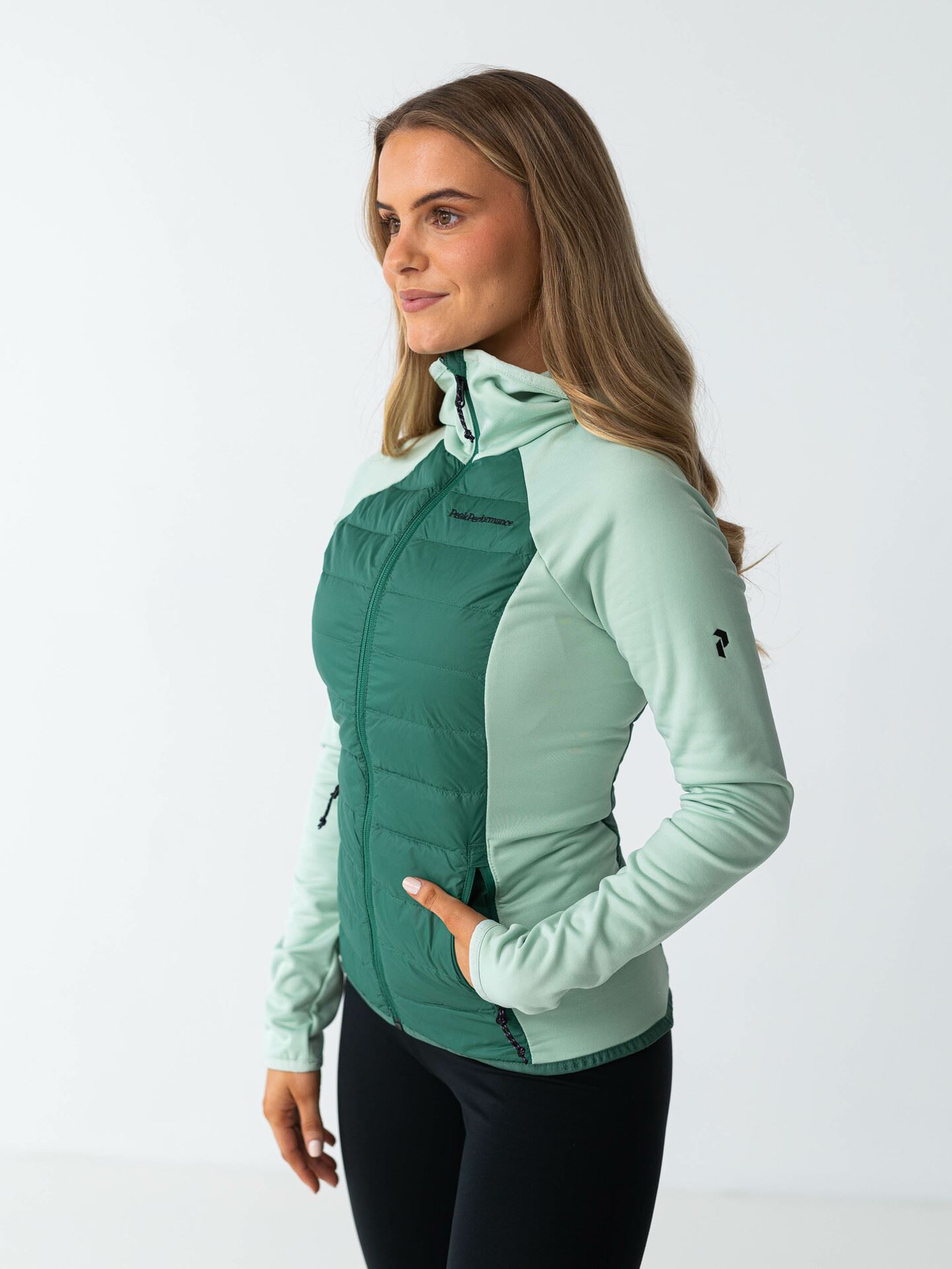 Down Hybrid Hood Jacket