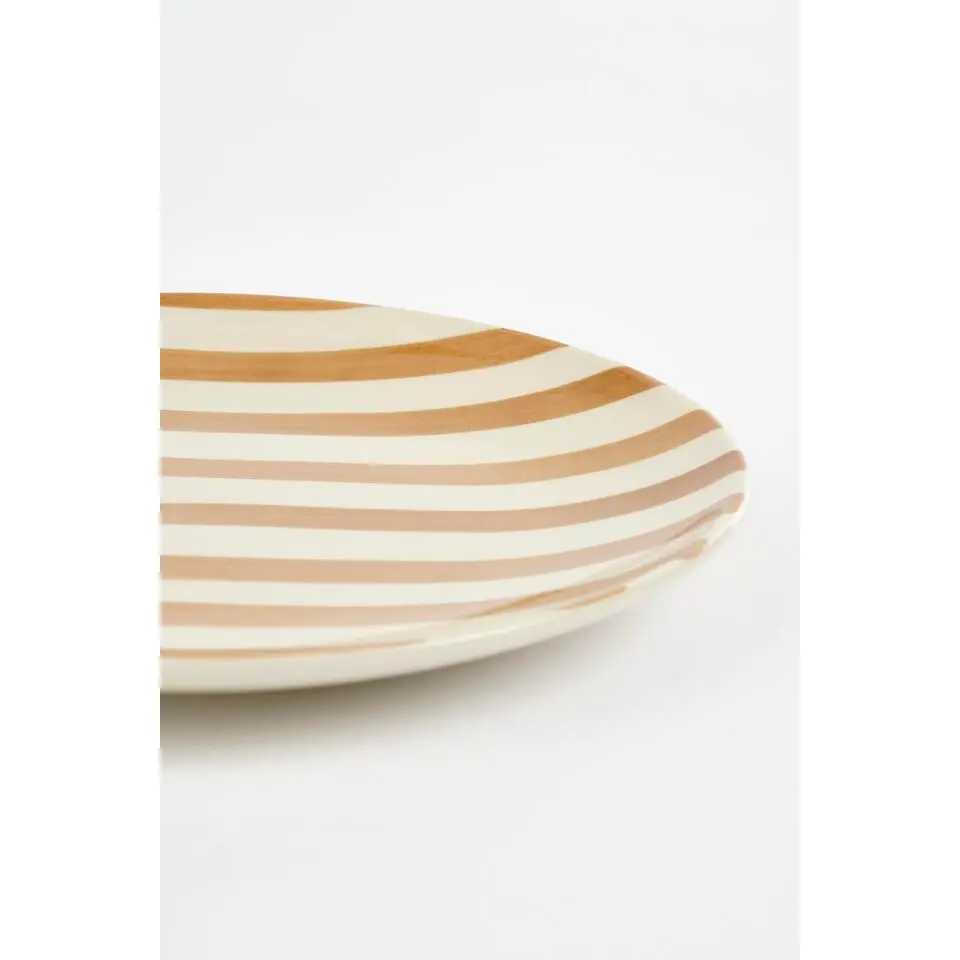 Mica Decorations Elsie Dinerbord - Assorti - H3 x Ø26 cm - Bruin