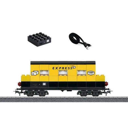 Märklin Start up - Bausteinwagen mit Lichtbausteinen