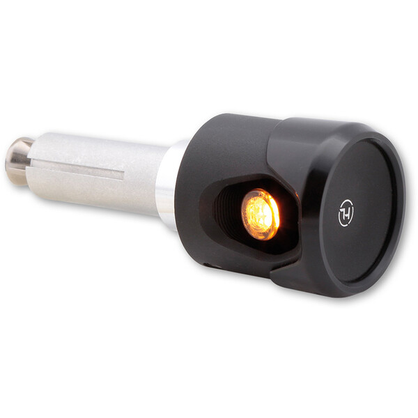 Highsider - Clignotants LED Akron-Flash - Embout de guidon Noir