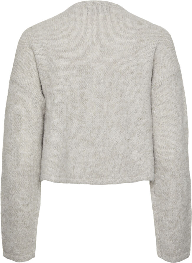 Pieces PCRUNO LS KNIT CARDIGAN BC Dove
