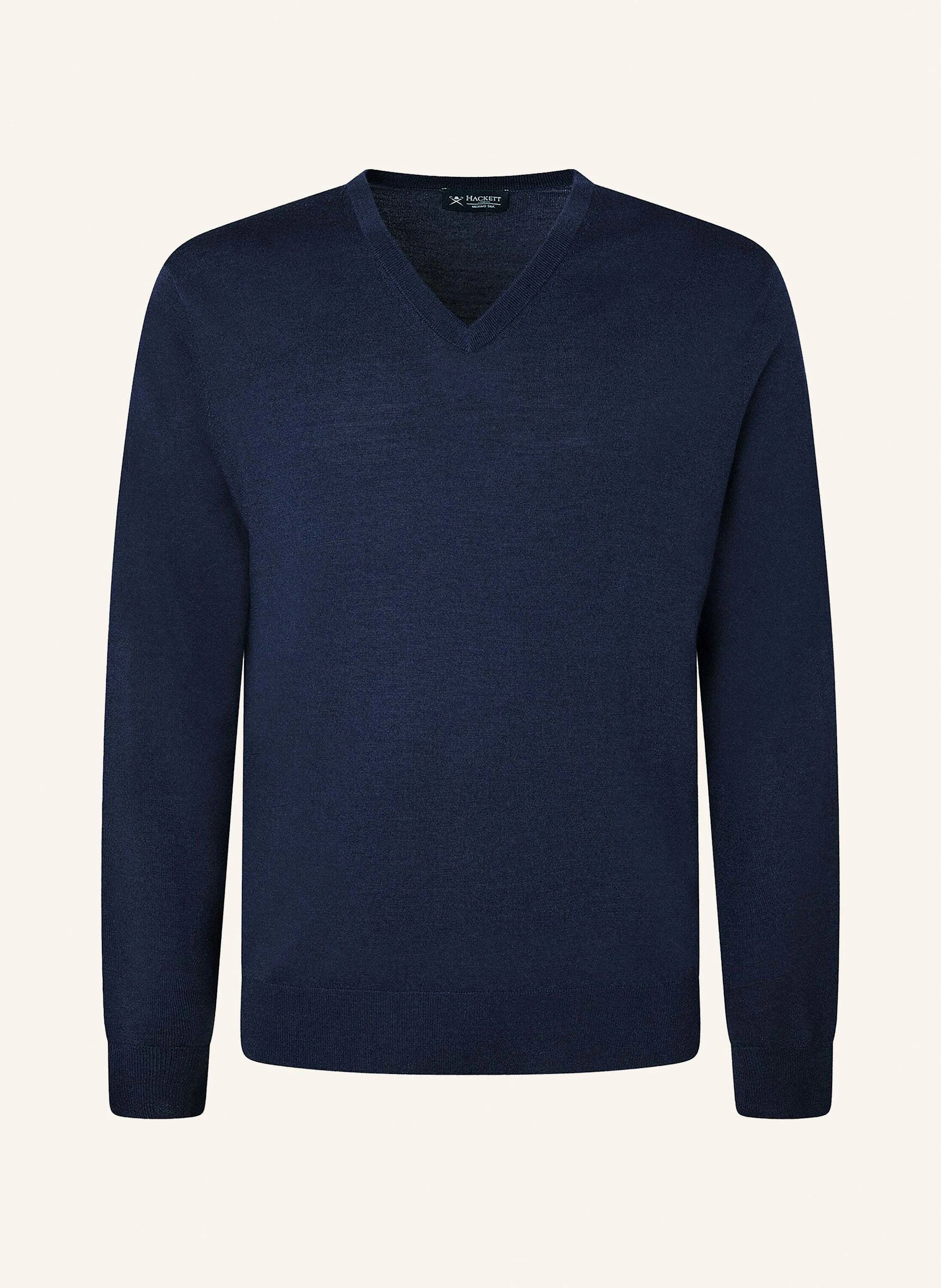 HACKETT LONDON Pullover GMD MERINO SILK V NCK