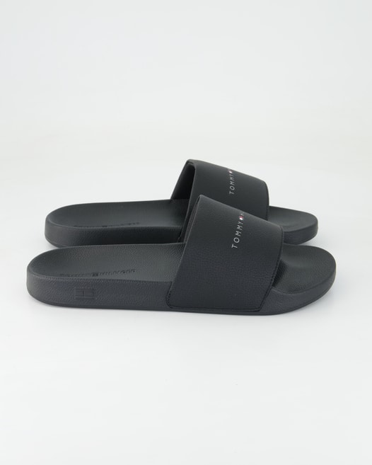 Tommy Hilfiger HILIFGER NYC POOL SLIDE Pantoletten in Schwarz