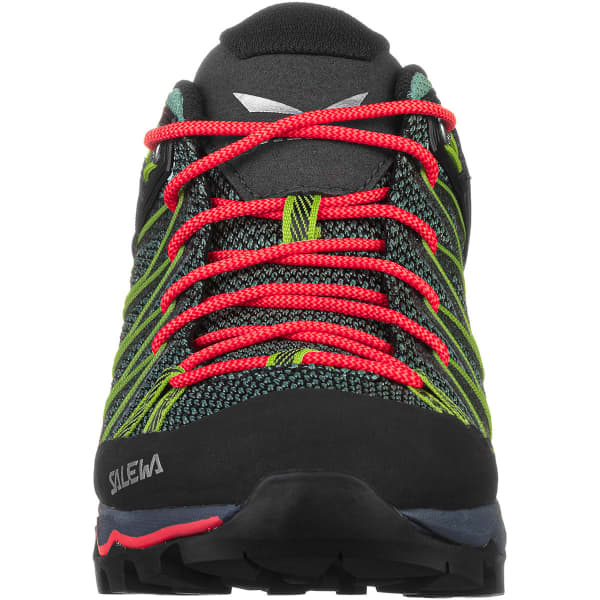Chaussure de randonnée basse SALEWA WS MTN TRAINER LITE GTX FELD GREEN/FLUO CORAL