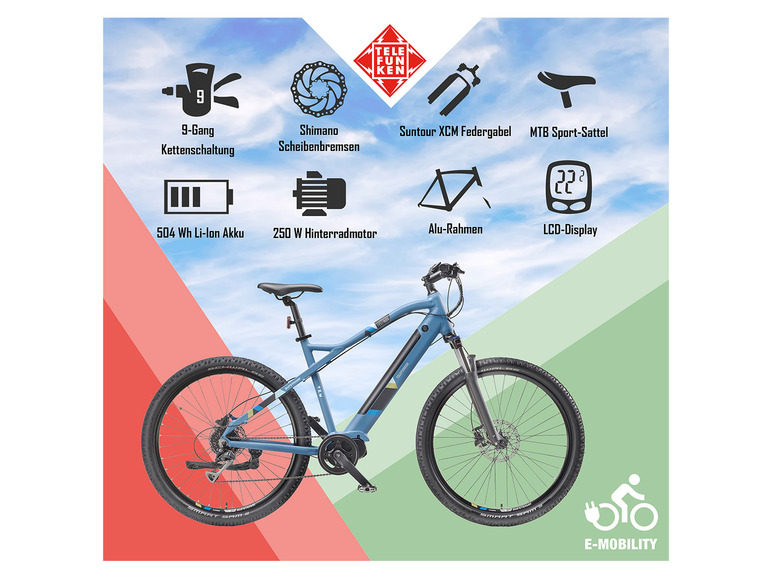 E-mountainbike Klimmer M925 27,5 / 29