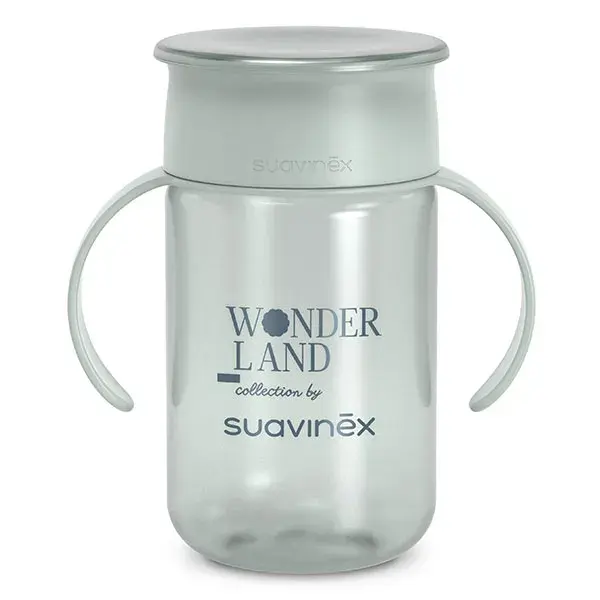 Suavinex, Wonderland, Copo 360° +12 meses - Azul Wonderland - 340ml