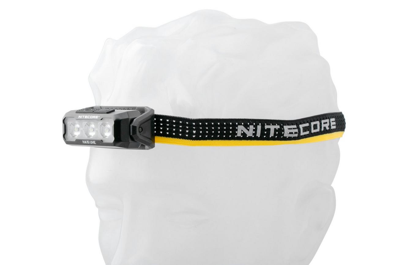 Nitecore HA15 UHE oplaadbare hoofdlamp, 400 lumen