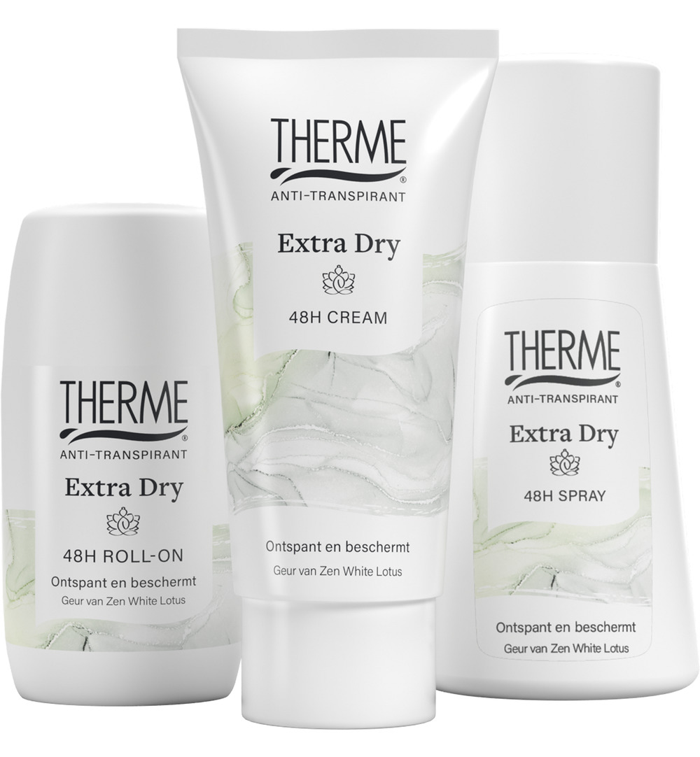 Therme Extra dry anti transpirant zen white lotus roller (60 ml)
