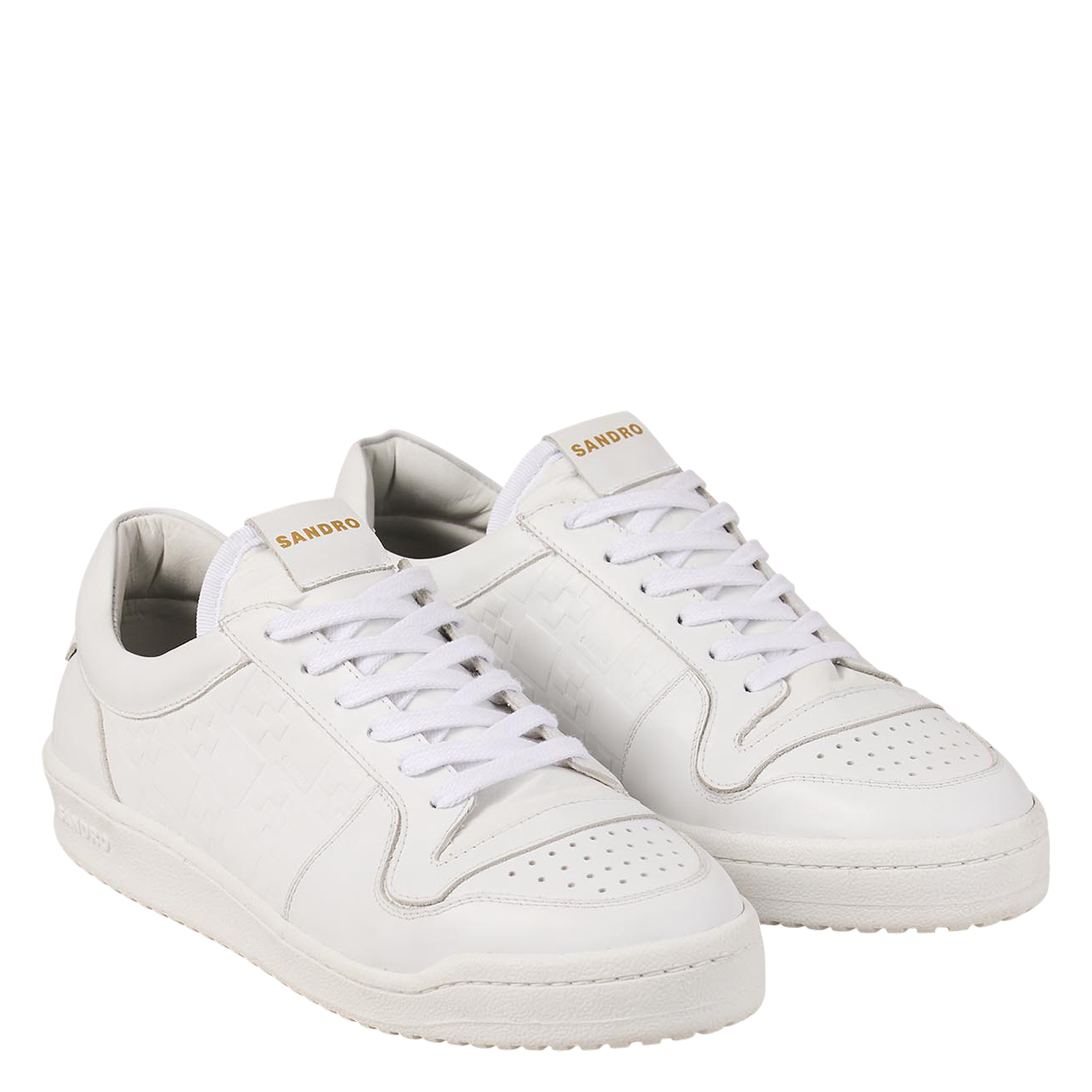 Baskets basses en cuir| Blanc