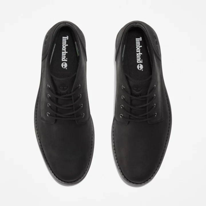 Bota Chukka impermeável Alden Brook para homem, na cor preta.