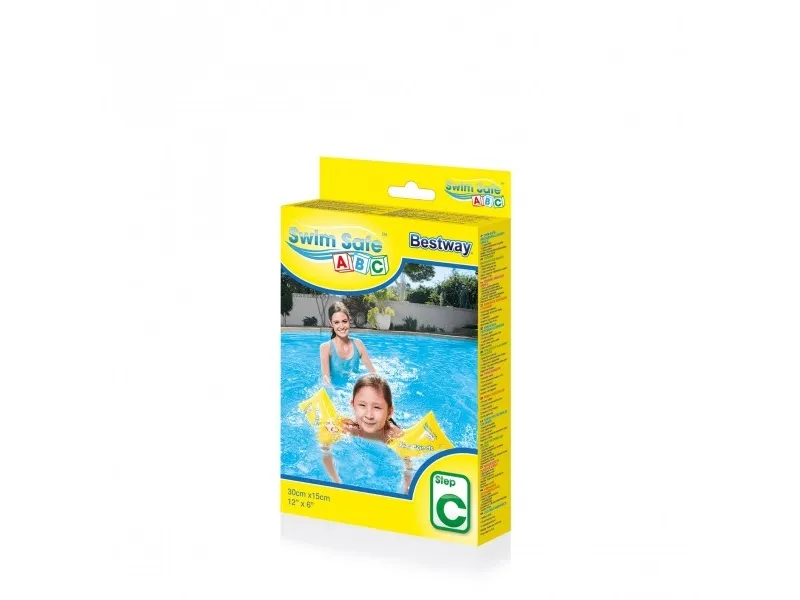 Bestway 32110 / 23, Grøn, Gul, Svømmearmbånd, Junior, Ethvert køn, 5 År, L/XL