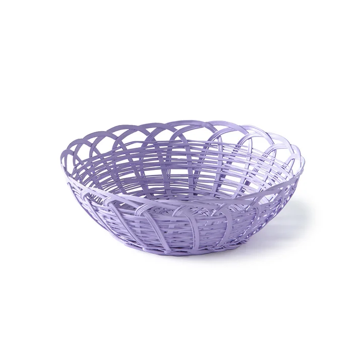 Pols Potten - Bakkie Korb, rund Ø 25 cm, flieder